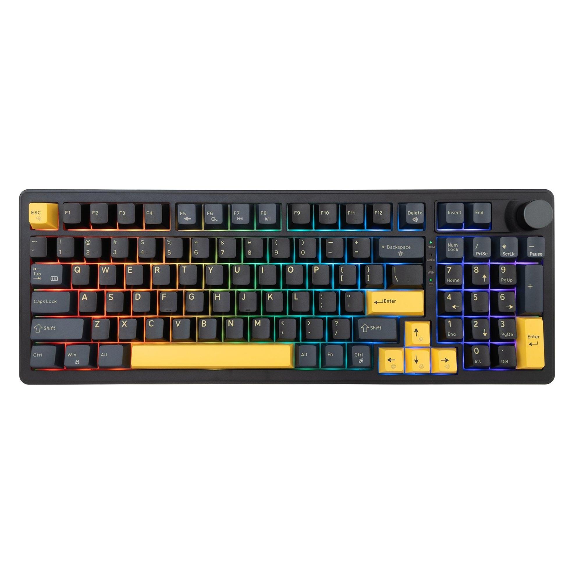 White Shark Computer keyboard GK-007151 Excalibur Black US (US, Kabelgebunden, Kabellos) (EXCALIBUR-B)