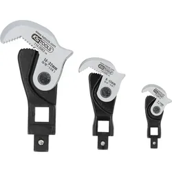 KS TOOLS 1/4" + 3/8" + 1/2" Multifunktions-Schlüssel-Satz, 3-tlg - 114.0060