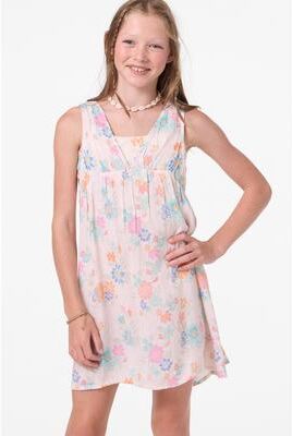 O'Neill s Letty Printed Cover Up Dress in Tapioca, Size Small, Viscose