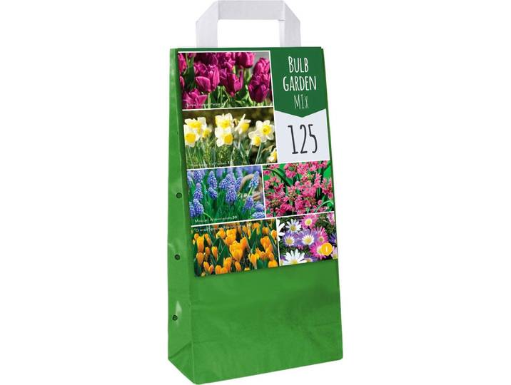 XXL draagtas Garden Mix - 125 bloembollen - 6 soorten