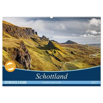 Schottland Farben und Licht (Wandkalender 2027 DIN A2 quer), CALVENDO Monatskalender