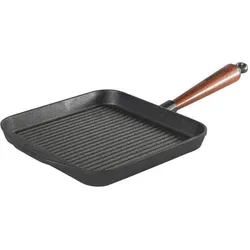 Skeppshult, Grillgeschirr, Gusseisen Grillpfanne eckig Buche