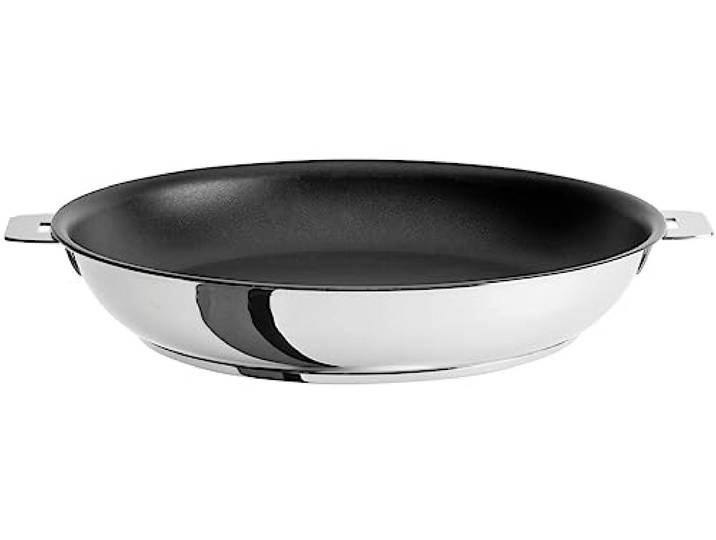 Cristel Poêle haute inox - anti-adhérent Exceliss - Mutine Amovible