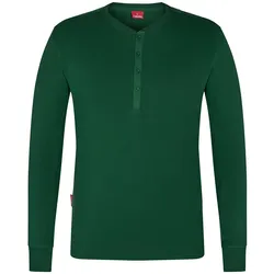 Langarmshirt Henley-Grandad "9257-565" Extend - XL - grün
