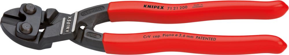 KNIPEX Bolzenabschneider Mini 20Grad mit Kunststoffgriffen 200mm