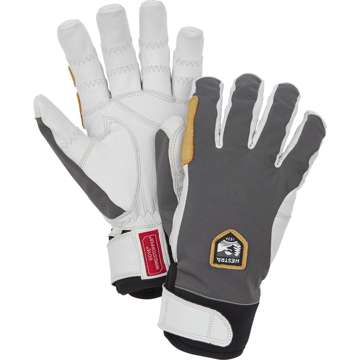 Hestra Ergo Grip Active - 5 Finger grey/offwhite (350020) 9 32950-350020-9