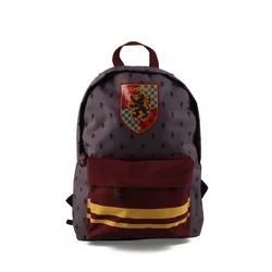 Harry Potter Gryffindor 41 CM High-End Rucksack 1 Zip-Fach + 1 Zip-Tasche Backpack