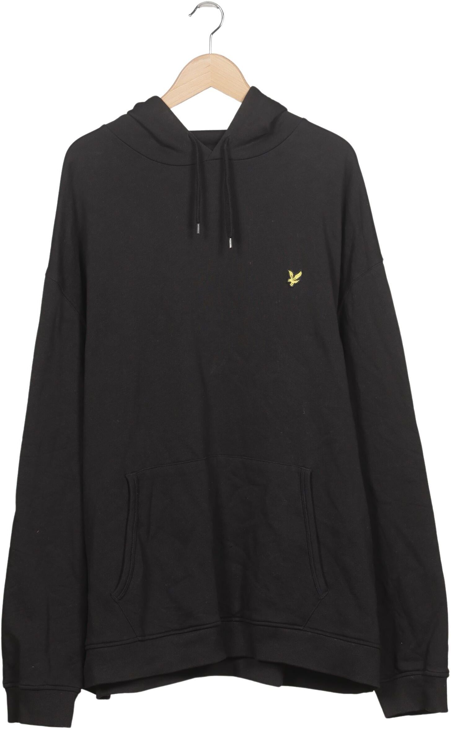 Lyle & Scott Herren Kapuzenpullover, Schwarz, Gr. 5Xl, Baumwolle - Second Hand