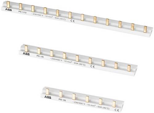 ABB 2CDL210001R1006 ABB STOTZ-KONTAKT Sammelschiene proM Compact PS 1/6 Phasenschiene Anzahl Reihen 1 1polig 10 mm² 1 St.