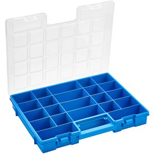 Allit Sortimentskasten EuroPlus Basic 37/22 458420, 36,5 x 5 x 29cm, Kunststoff, mit 22 Fächern