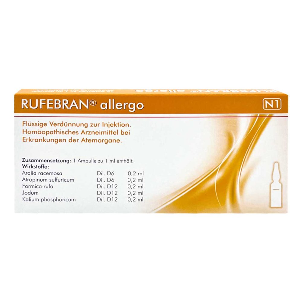 COMBUSTIN Pharmazeutische Präparate GmbH Rufebran allergo Ampullen 03799280