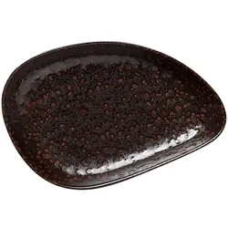 12x Mini-Schale / Dipschale Steinzeug ROCKZZERO Organic Metallic Brown / braun