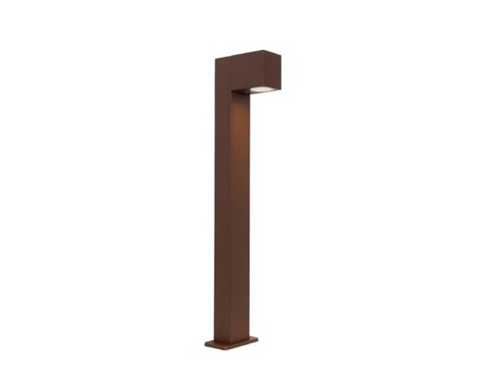 QAZQA baleno - Lampe sur pied extérieur Moderne - 1 lumière - L 153 mm - Brun rouille - Rustique\,Moderne - Éclairage extérieur