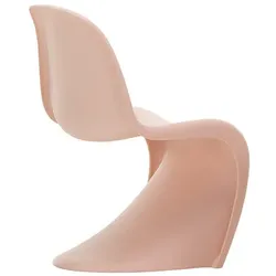 Vitra Freischwinger Panton Chair Junior zartrosé rosa, Designer Verner Panton, 37.6x62.8x44.6 cm