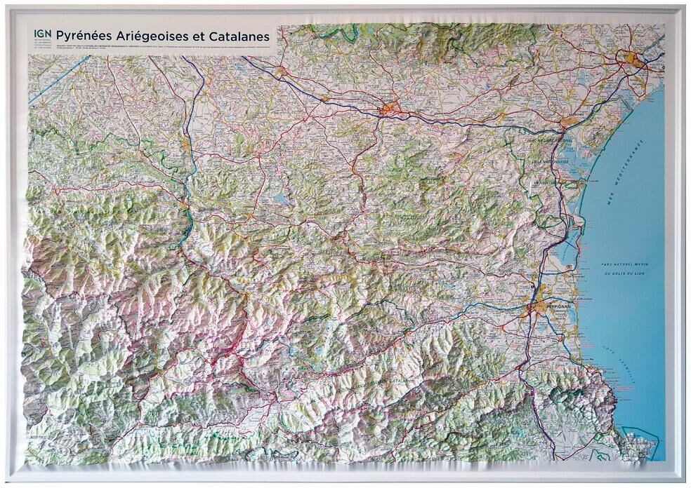 IGN  - 60203 Pyrénées Ariégeoises et Catalanes - Carte
