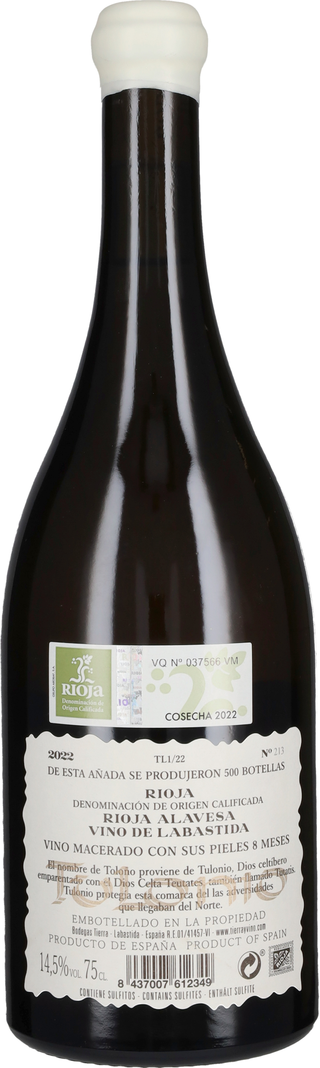 Tulonio Bodegas Tierra 2022