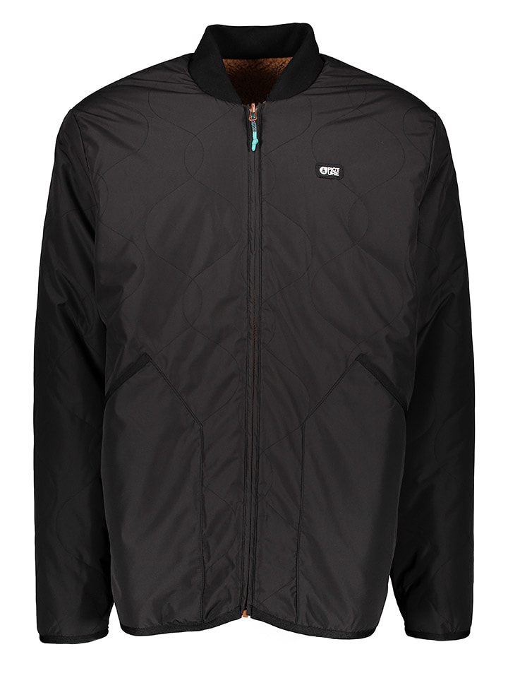 PICTURE Wende-Funktionsjacke "Hikast" in Schwarz/ Hellbraun - S