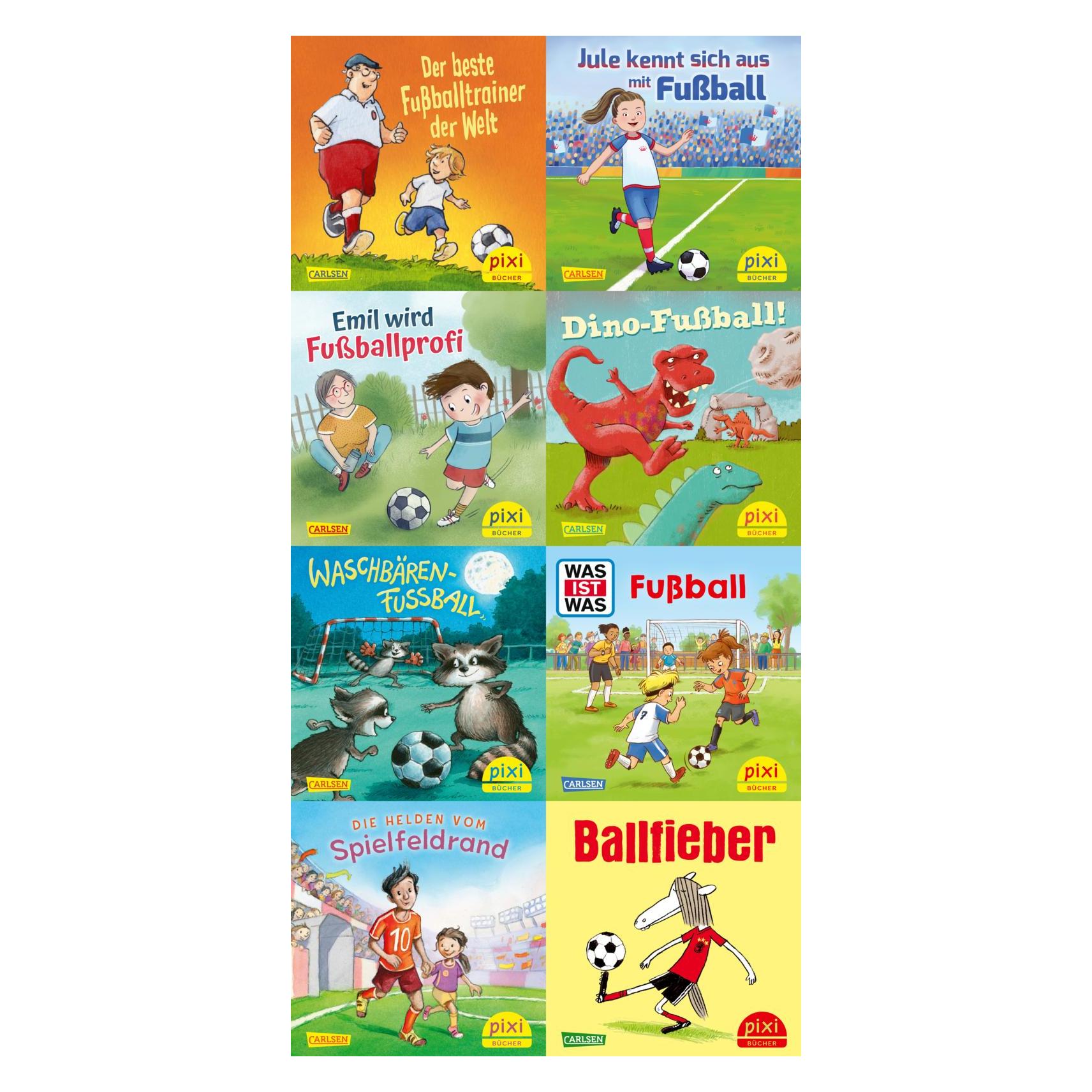 Carlsen Pixi-8er-Set 310: Pixi im Fussballfieber (8x1 Exemplar) (Diverse, Oliver Schrank, Deutsch) (64712521)