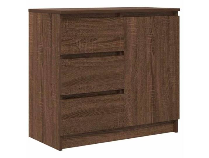 vidaXL Sideboard mit Schublade Braun Eichen-Optik 71x35x65 cm