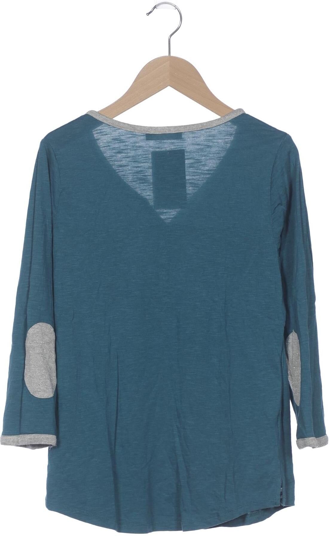 Promod Damen Langarmshirt, Blau, Gr. XS, kein / Etikett - Second Hand