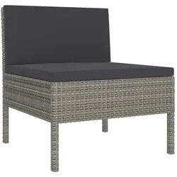 vidaXL, Gartenlounge, Tamiser (2x Eckteil + 2x Mittelteil + 2x Fussstütze)