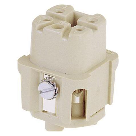 Harting M8-Stecker 4-polig gerade - HARAXAnschlusstechnik - Schneidklemmen, für Kabelmontage (21021511405)