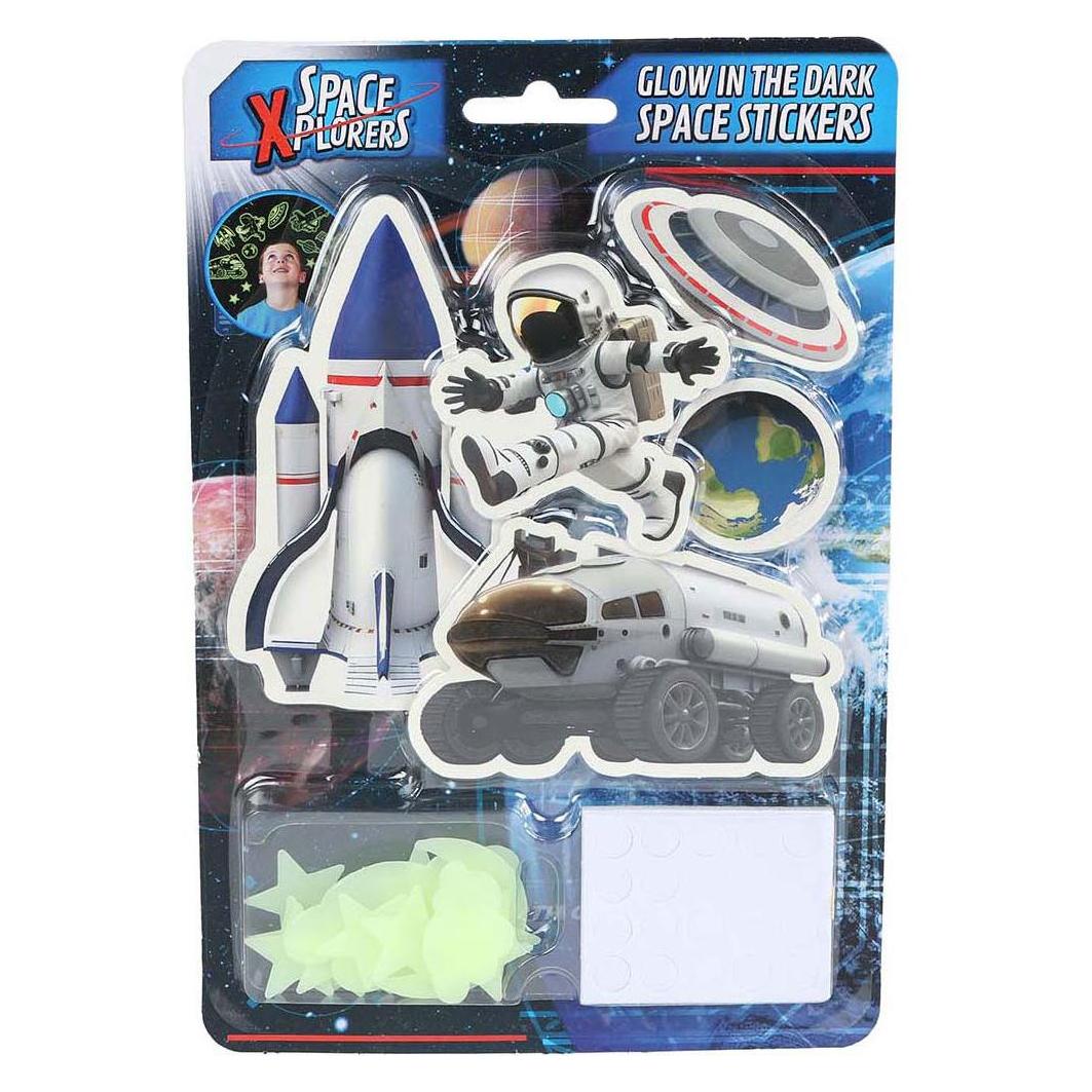 Van Manen Veenendaal Space Xplorers Leucht-im-Dunkeln-Aufkleber - 21. (21 Sticker) (64940177)