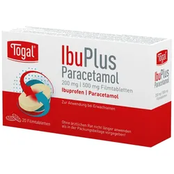 Togal Ibuplus Paracetamol 200 Mg/500 Mg Filmtabl. 20 St