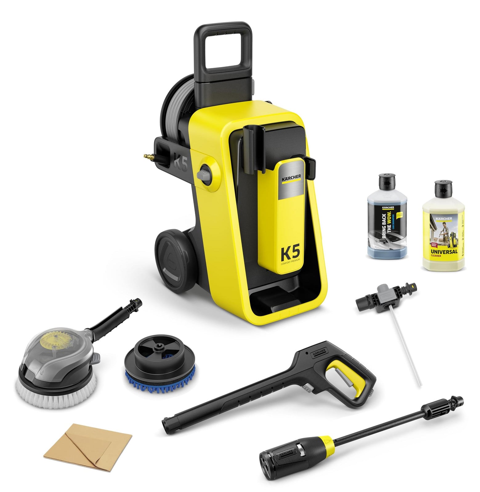 Kärcher hogedrukreiniger K 5 Comfort Premium met autokit en slanghaspel