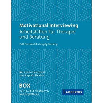 Motivational Interviewing Box mit Fragekarten, Nonbook von Ralf Demmel,Gergely Kemény, Lambertus, 978-3-7841-3370-6
