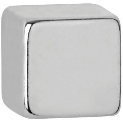 MAUL Neodym-Würfelmagnet 7x7mm 1600g hellsilber VE=10x10 Stück