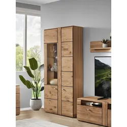 Vitrine HARPER IZAMAL (BHT 101x205x38 cm) - braun - BHT 101x205x38 cm
