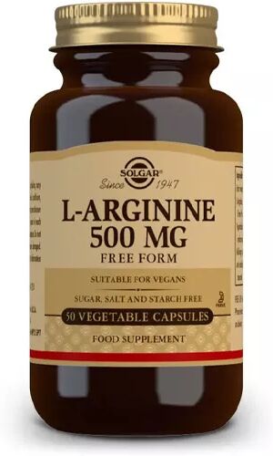 Solgar L-Arginine 500mg x50 Vegetable Capsules