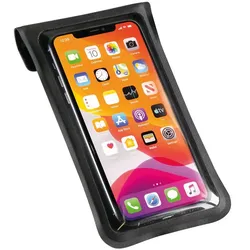 Phone Bag Light M KLICKfix mit Adapter transparent/schwarz, mit Drehkupplung