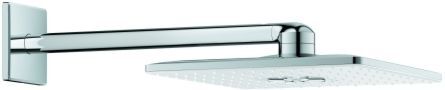Grohe Rainshower 310 SmartActive Cube Kopfbrause 26479LS0, moonwhite, mit Duscharm 430 mm