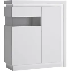 Wójcik Highboard Lyon 2-trg. Dekor Weiß