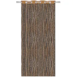 Arsvita Fadenvorhang Metall-Optik Ösen, 140x250cm gold - gelbgold