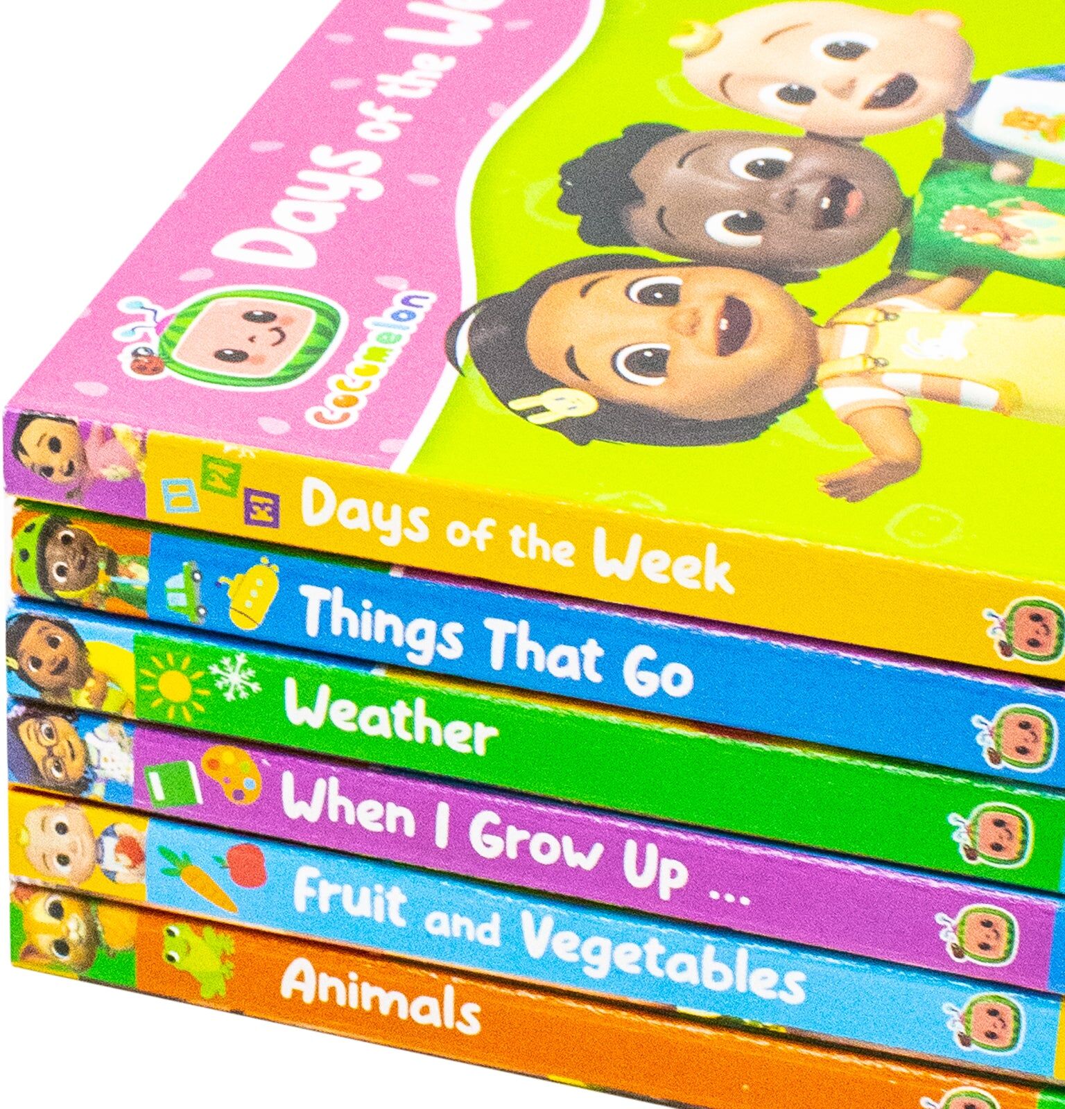 Farshore CoComelon Little Learners Pocket Library: 6 mini board books about first experiences