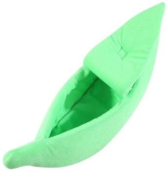 Uplift Essentials Cozy Banana Peel Calming Cat Bed green m