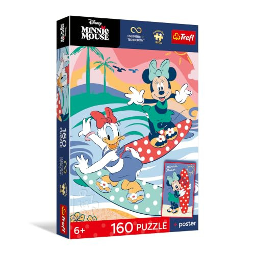 Trefl Disney Minnie De mooie muis Puzzel - 160 stukjes