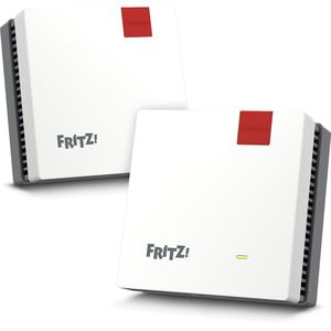 AVM WLAN-Repeater FRITZ!Repeater 1700, 2er Set, bis 3568 Mbit/s, 5GHz & 2,4GHz, mit Mesh-WLAN & LAN Anschluss