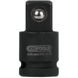 KS Tools 1/4" Kraft-Stecknuss-Adapter, 1/4"F x 3/8"M - 515.1530