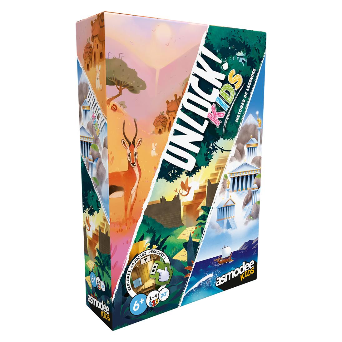 Asmodée Unlock Kids Hist Mythes (Spe) (Französisch, 1 - 4 Spieler) (SCOUNLK03FR)