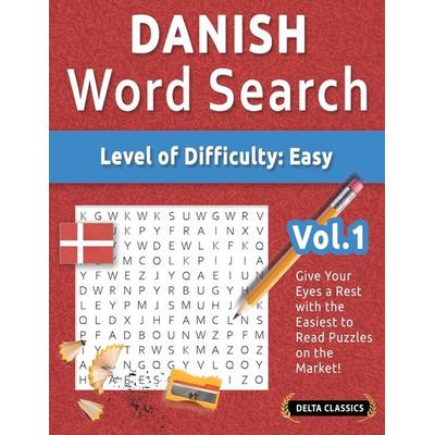 Danish Word Search - Level Of Difficulty, Taschenbuch von Best Activity Books, Linguas Classics