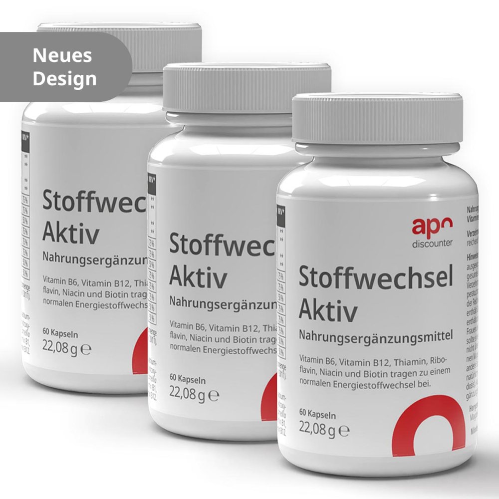apo.com Group GmbH Stoffwechsel Aktiv Kapseln von apodiscounter 08102931