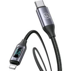 EKO 30W Ladekabel Typ-C auf Lightning 1.2m Modell Display BD mit LED-Bildschirm (1.20 m, USB 3.2 Gen 1, 30 W), USB Kabel