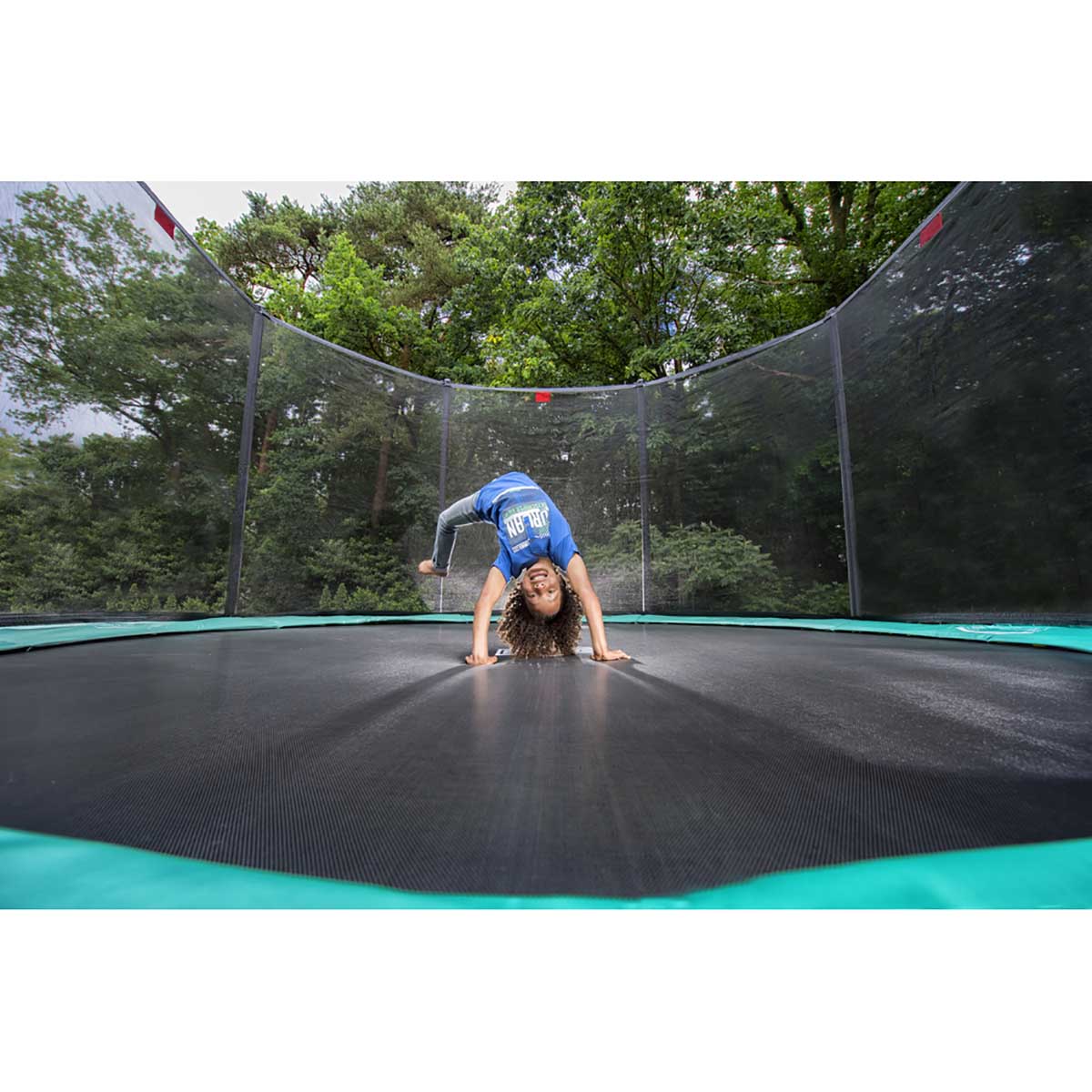 BERG Favorit InGround, Versunkenes Trampolin, Rund, 120 kg, 6 Jahr(e), Sicherheitsnetz, Grün