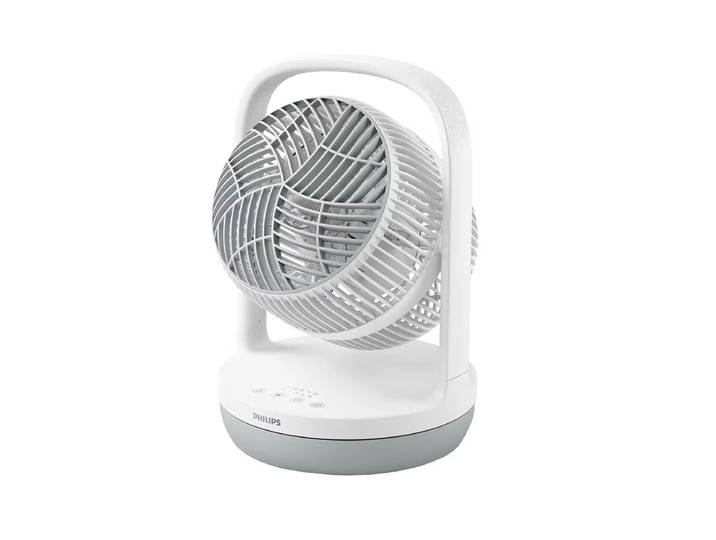 Philips Tischventilator 2000, 3 Einstellungen, Weiß/Grau – Tischventilator/USB Ventilator – weiss / grau