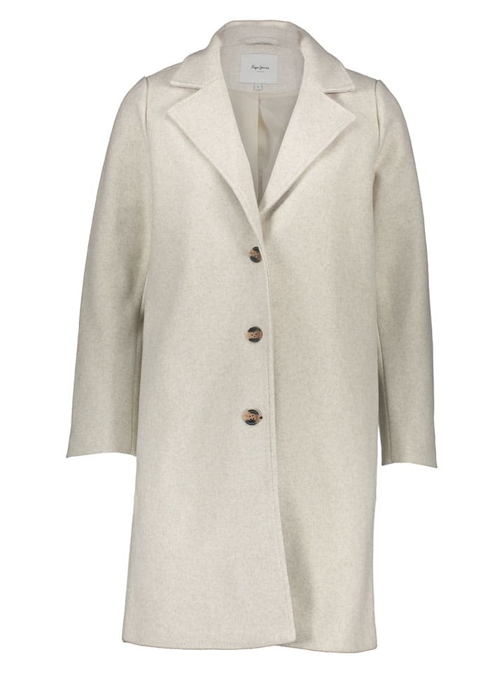Pepe Jeans Übergangsmantel in Creme - S