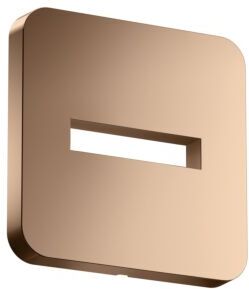 Hansgrohe Rosette 35214300 130x130mm, softsquare, Wandmontage, polished red gold